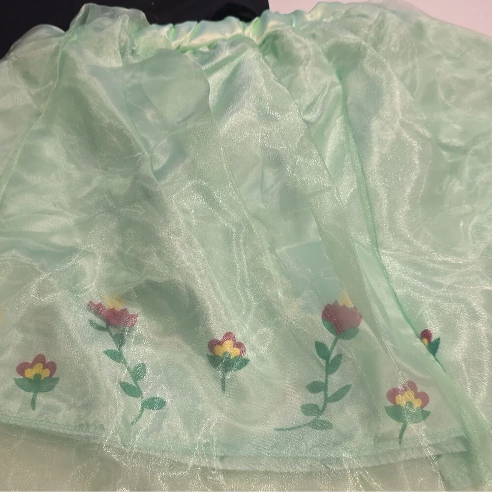 Girls Size 4-6 Years FROZEN Anna Two Piece Costume Set with Choker Necklace